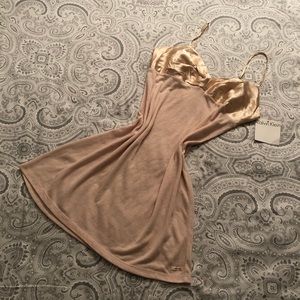NWT CALVIN KLEIN Peachy Nude Chemise- Please read